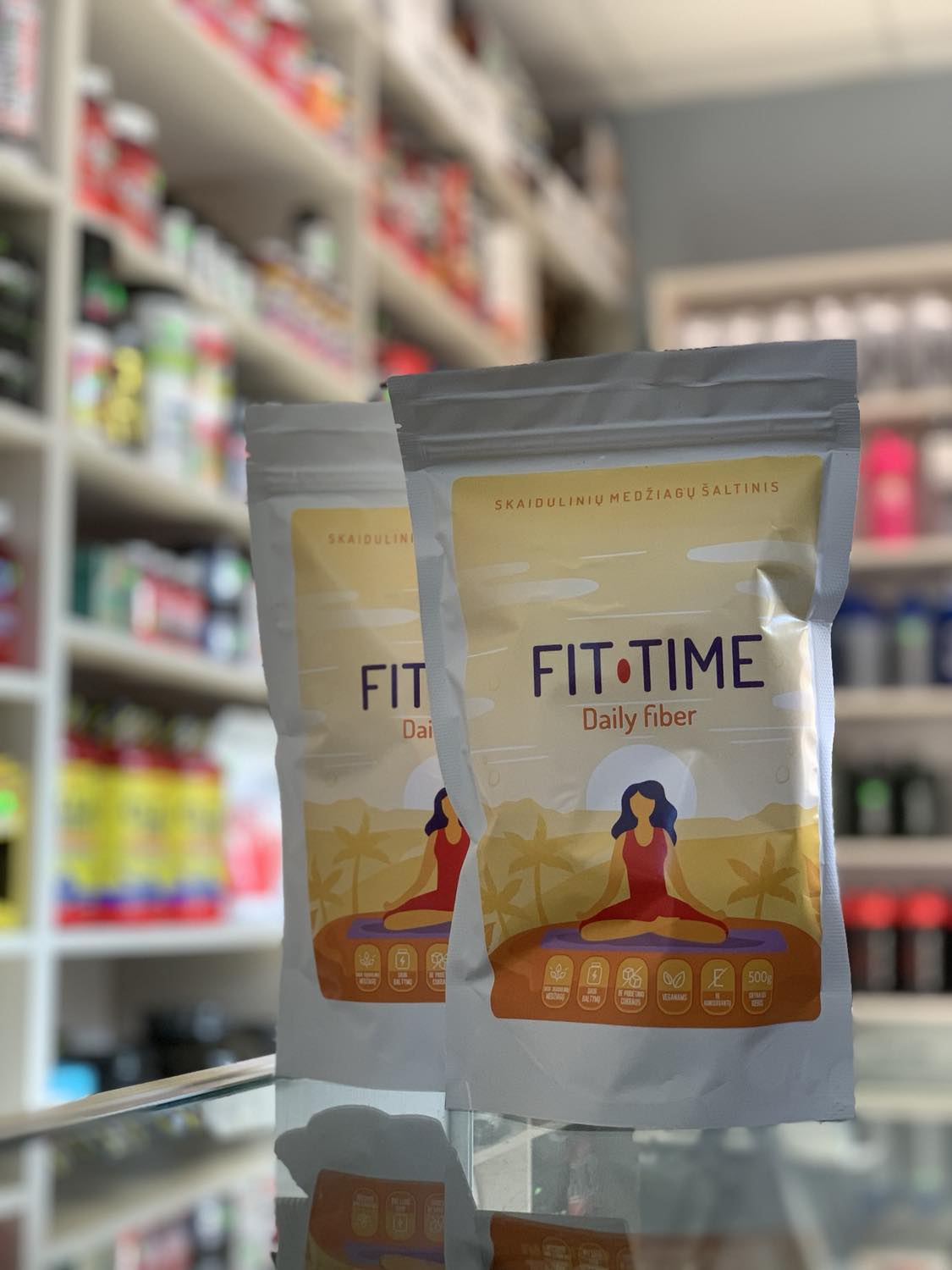 FIT TIME skaidulinių medžiagų šaltinis