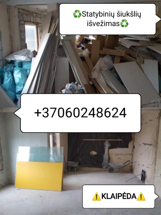 Griovimo darbai – šiukšlių išvežimas gera kainą!! Klaipėda