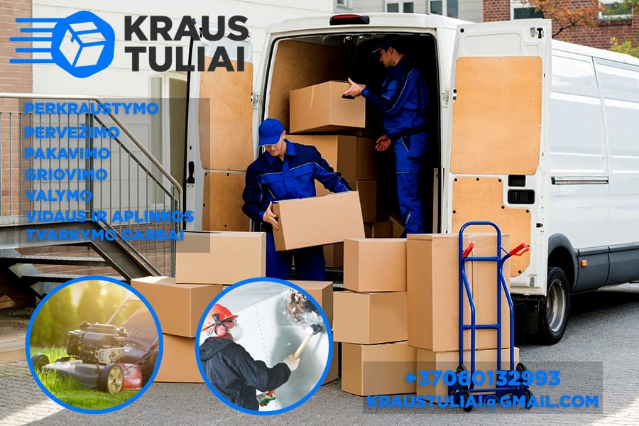 Atliekame profesionalias perkraustymo, pervežimo, pakrovimo, aplinkos ir vidaus tvarkymo paslaugas.