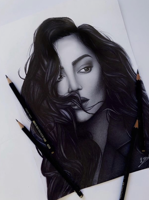 Piešiu portretus iš nuotraukų