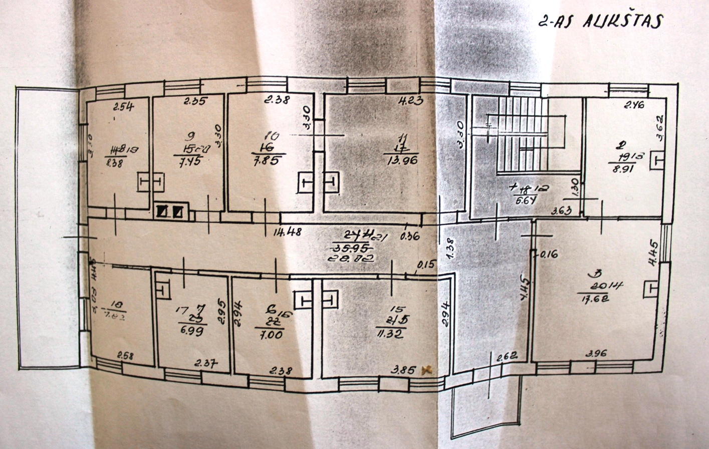 Parduodamas administracinis pastatas Ramygalos mstl.