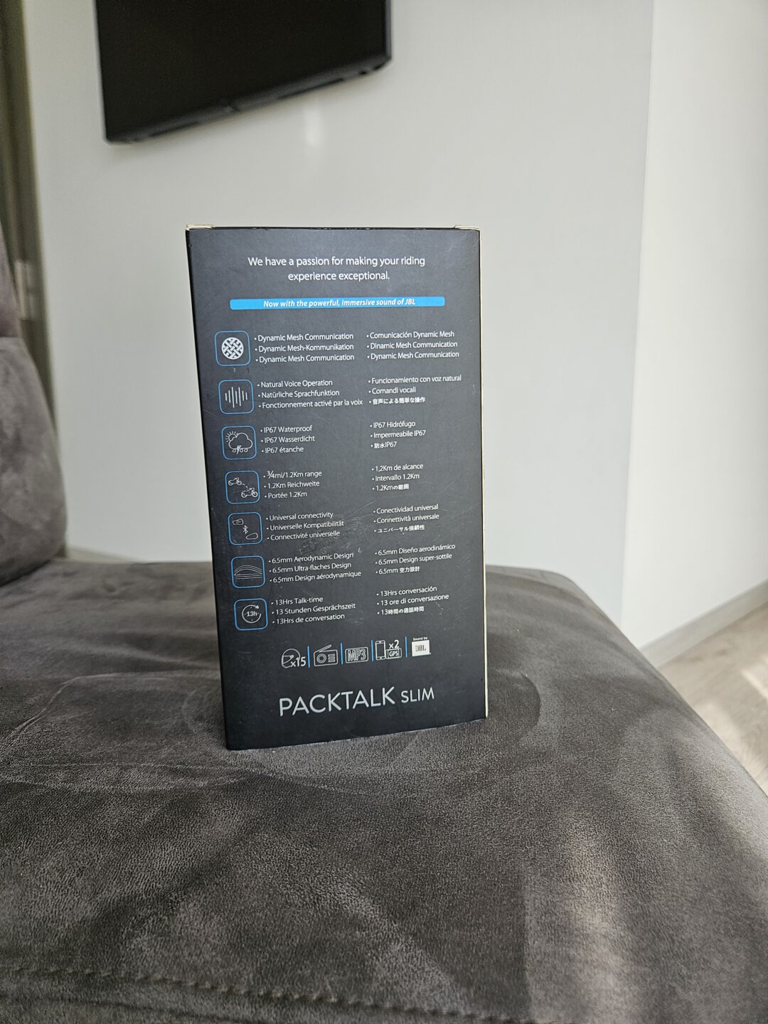 Pasikalbėjimo įranga Cardo Packtalk Slim