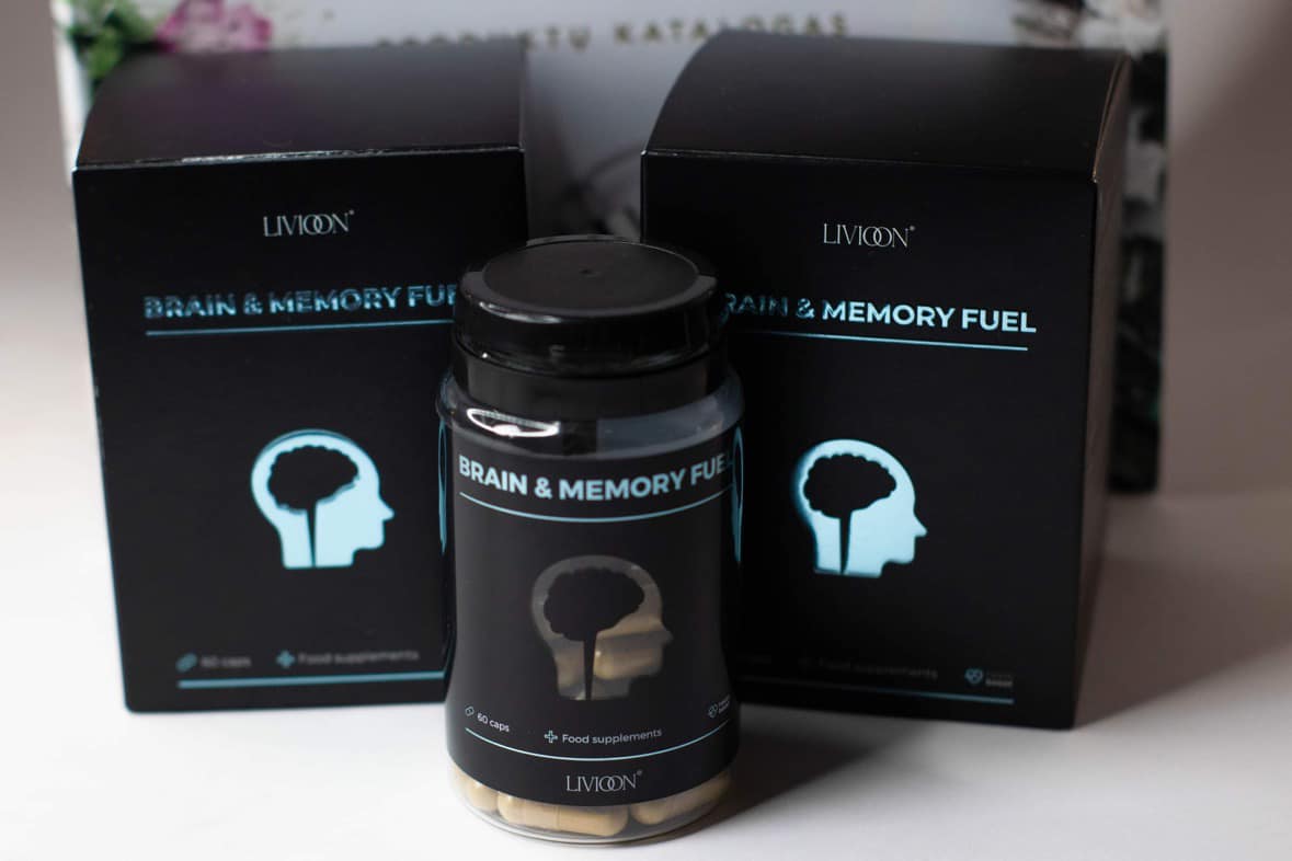 Natūralios sudėties maisto papildai BRAIN MEMORY FUEL