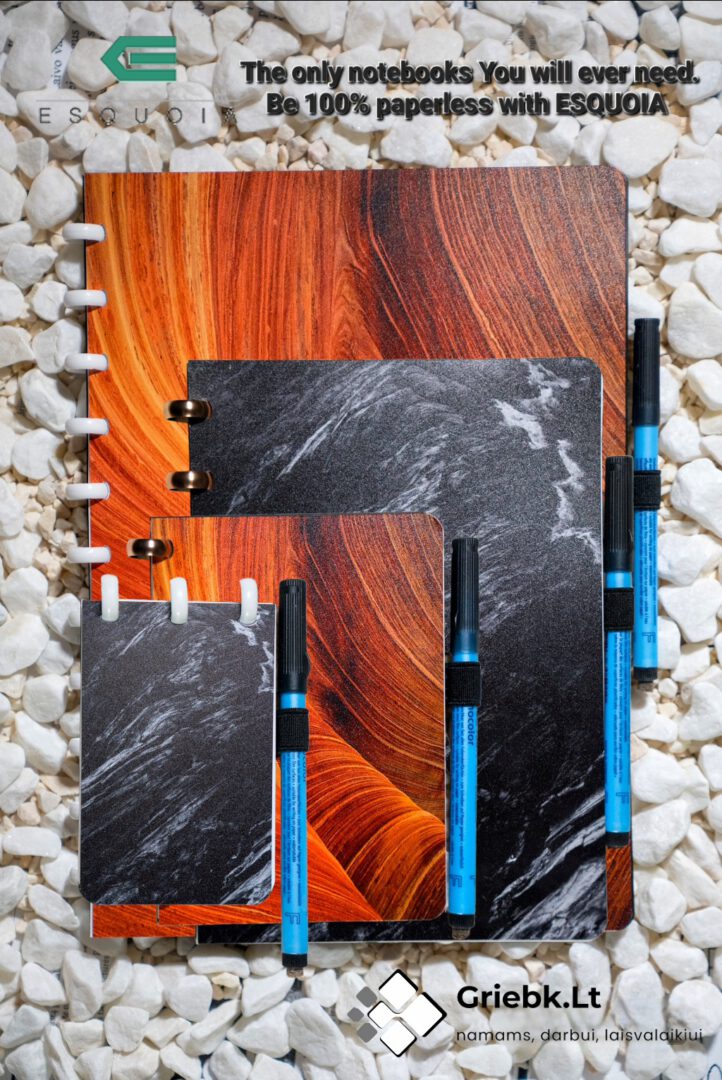 Daugkartinės užrašinės ESQUOIA