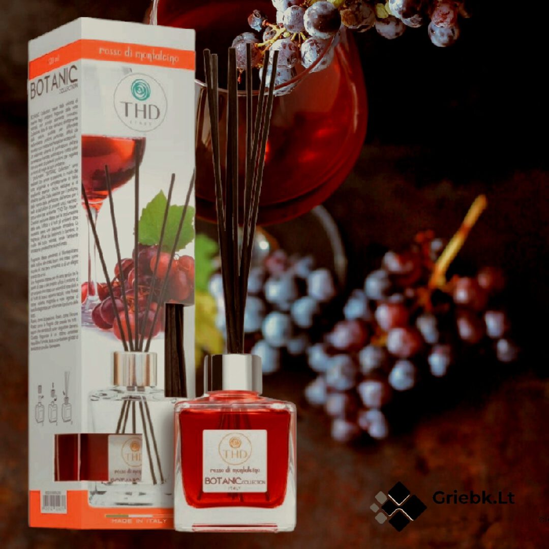 NAMŲ KVAPAS THD BOTANIC 120ML (RAUDONOJO VYNO KVAPO)