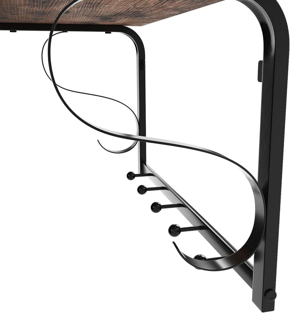 Drabužių kabykla LCR11BX, ruda/juoda