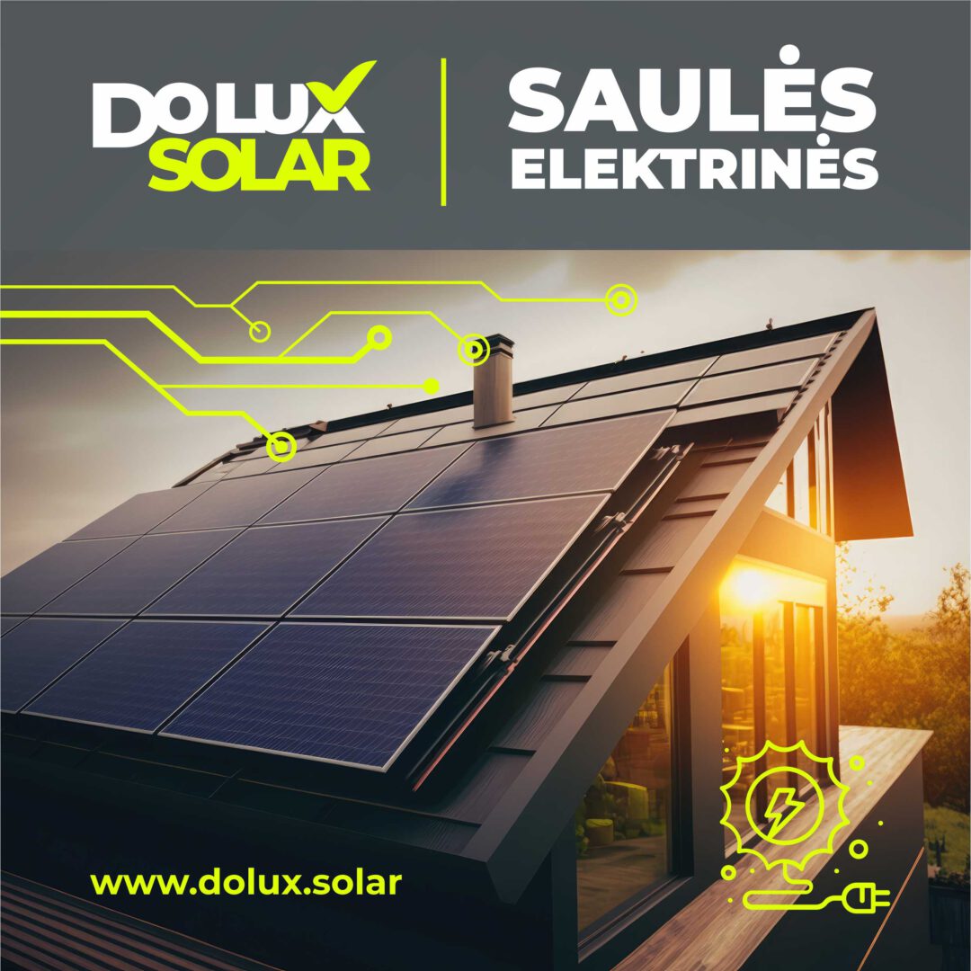 Saulės elektrinių, elektromobilių krovimo stotelių įrengimas