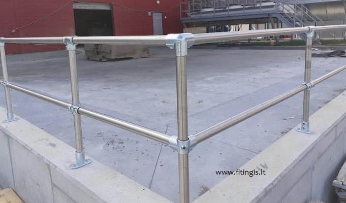 Užveržiami fitingiai vamzdžių konstrukcijų montavimui