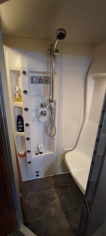 SURENKAMA GARINĖ DUŠO KABINA (TURKIŠKA PIRTIS) IR SAUNA PIRTIS TYLO HOME SPA