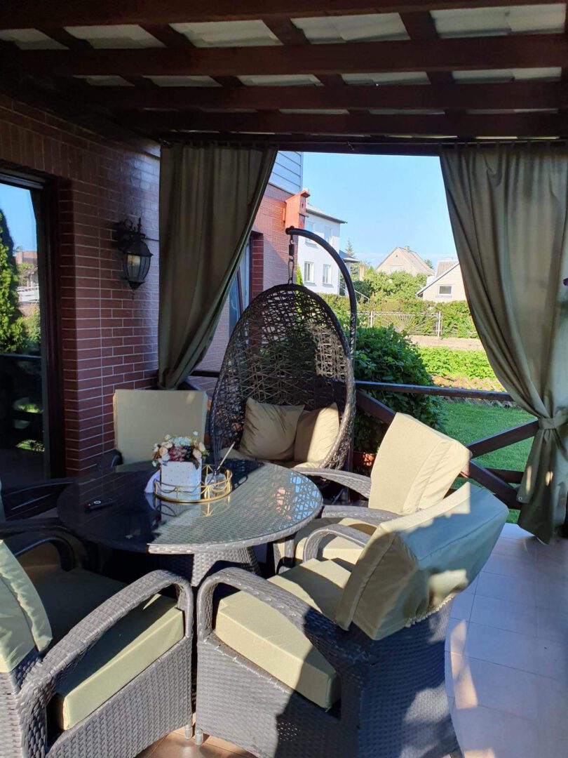 Lauko , terasų , pavėsinių užuolaidų siuvimas