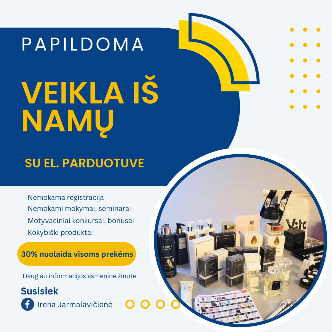 Papildoma veikla su el. parduotuve