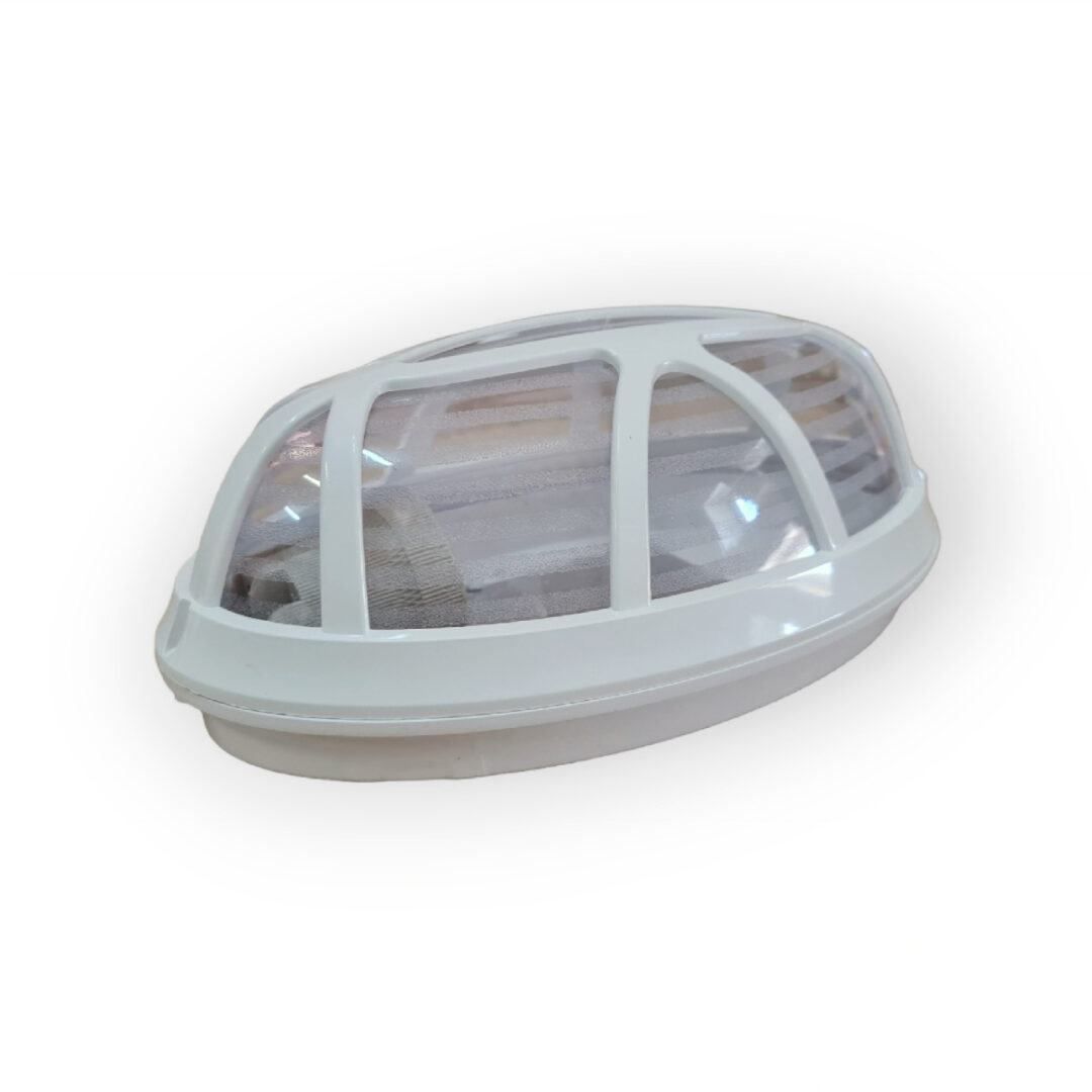 Sieninis šviestuvas su grotelėmis OVAL F702