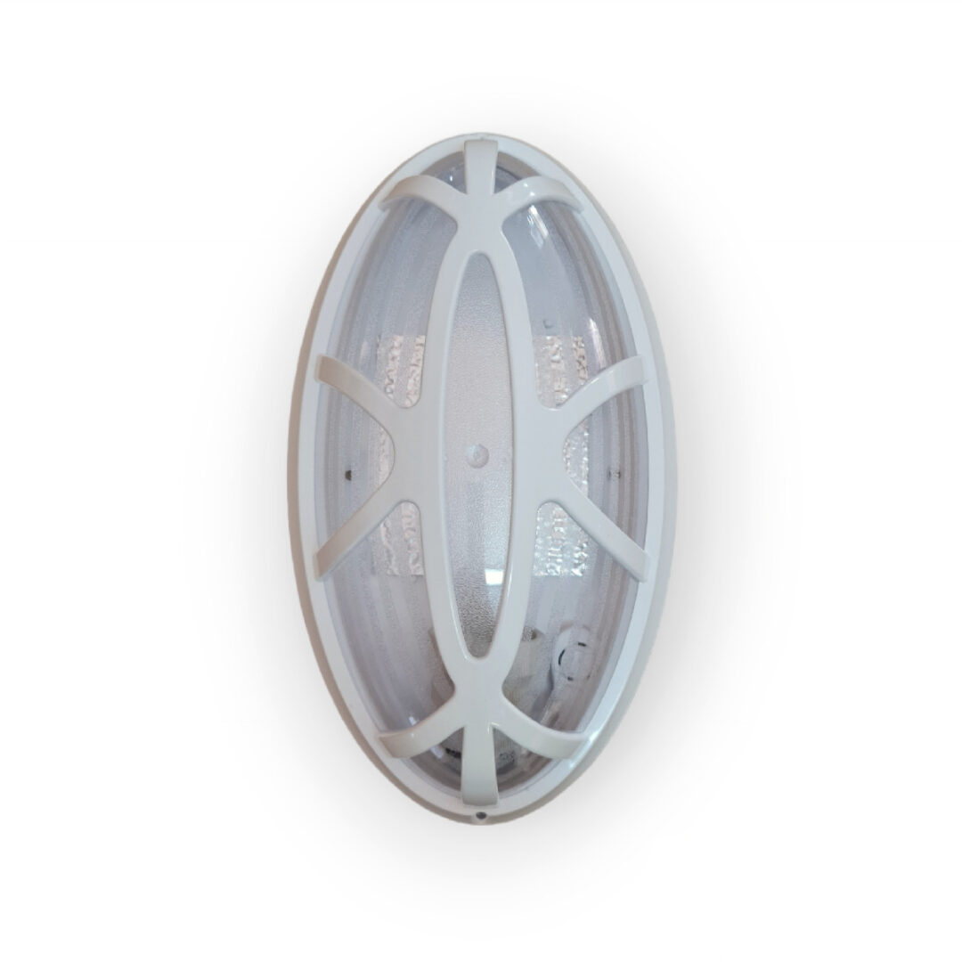 Sieninis šviestuvas su grotelėmis OVAL F702