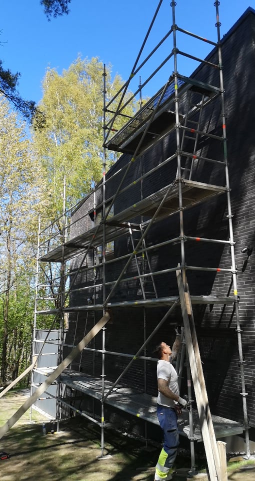 Pastolių montavimas