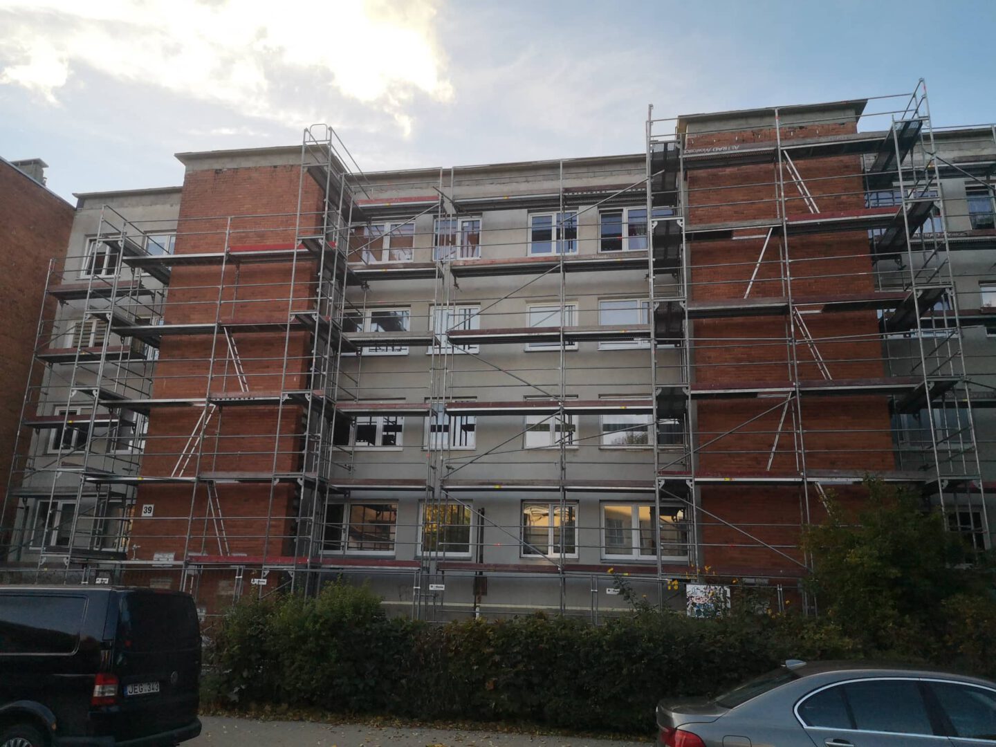 Pastolių montavimas