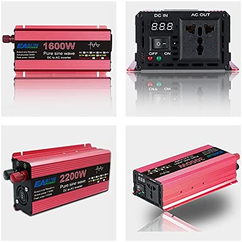 Mes parduodame keitiklį 1600W voltas DC 12 V į AC 220-230V 50Hz transformatoriaus galios keitiklio saulės keitiklis, universalus lizdas