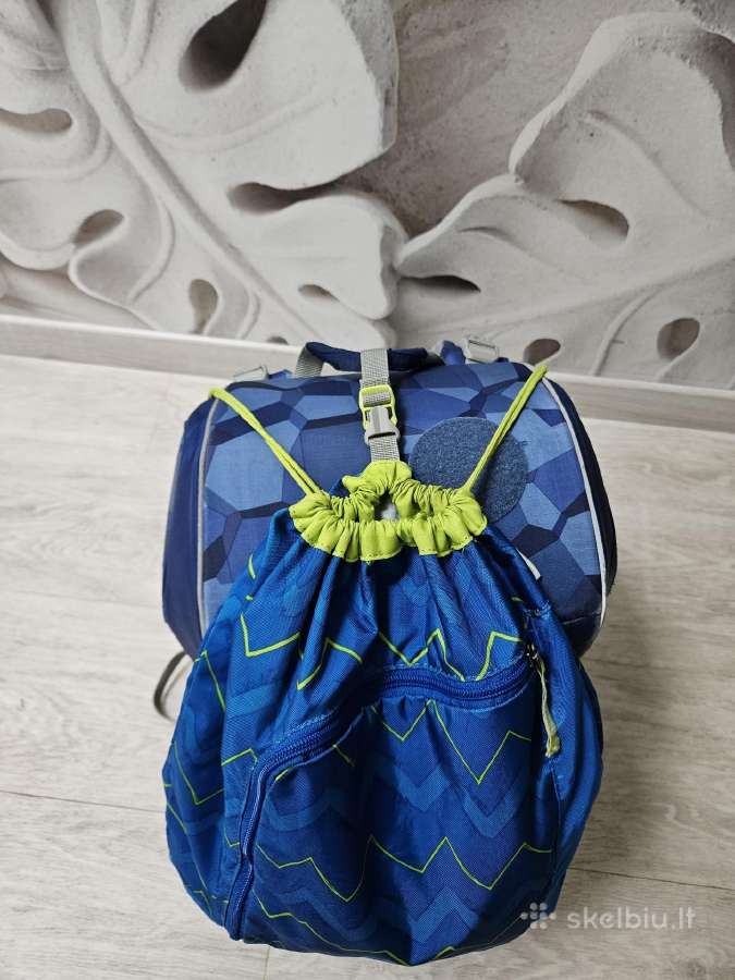 Labai patvari mokyklinė kuprinė Ergobag