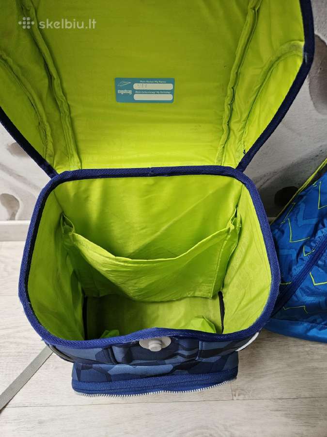 Labai patvari mokyklinė kuprinė Ergobag