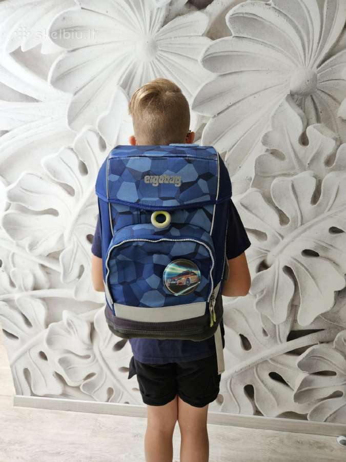 Labai patvari mokyklinė kuprinė Ergobag