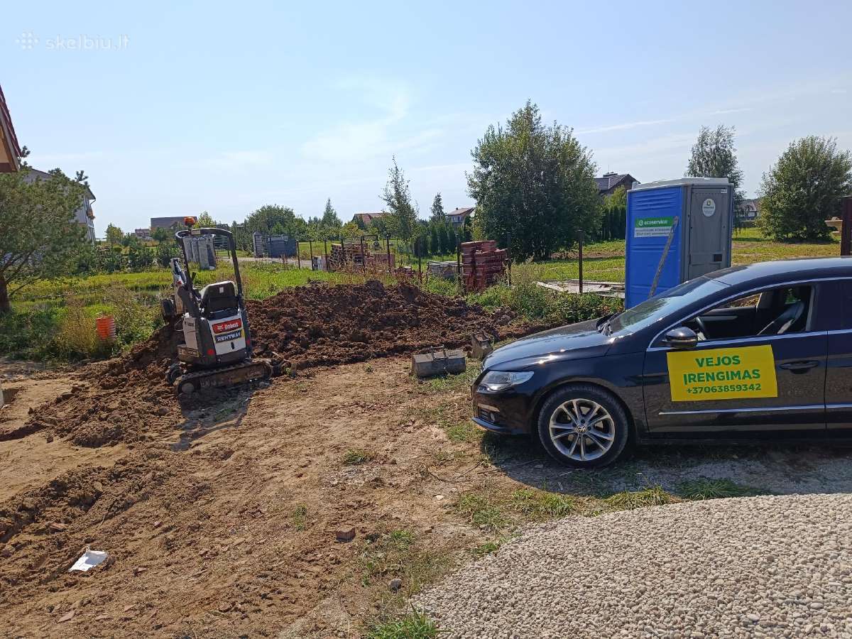 Vejos įrengimas, apželdinimas