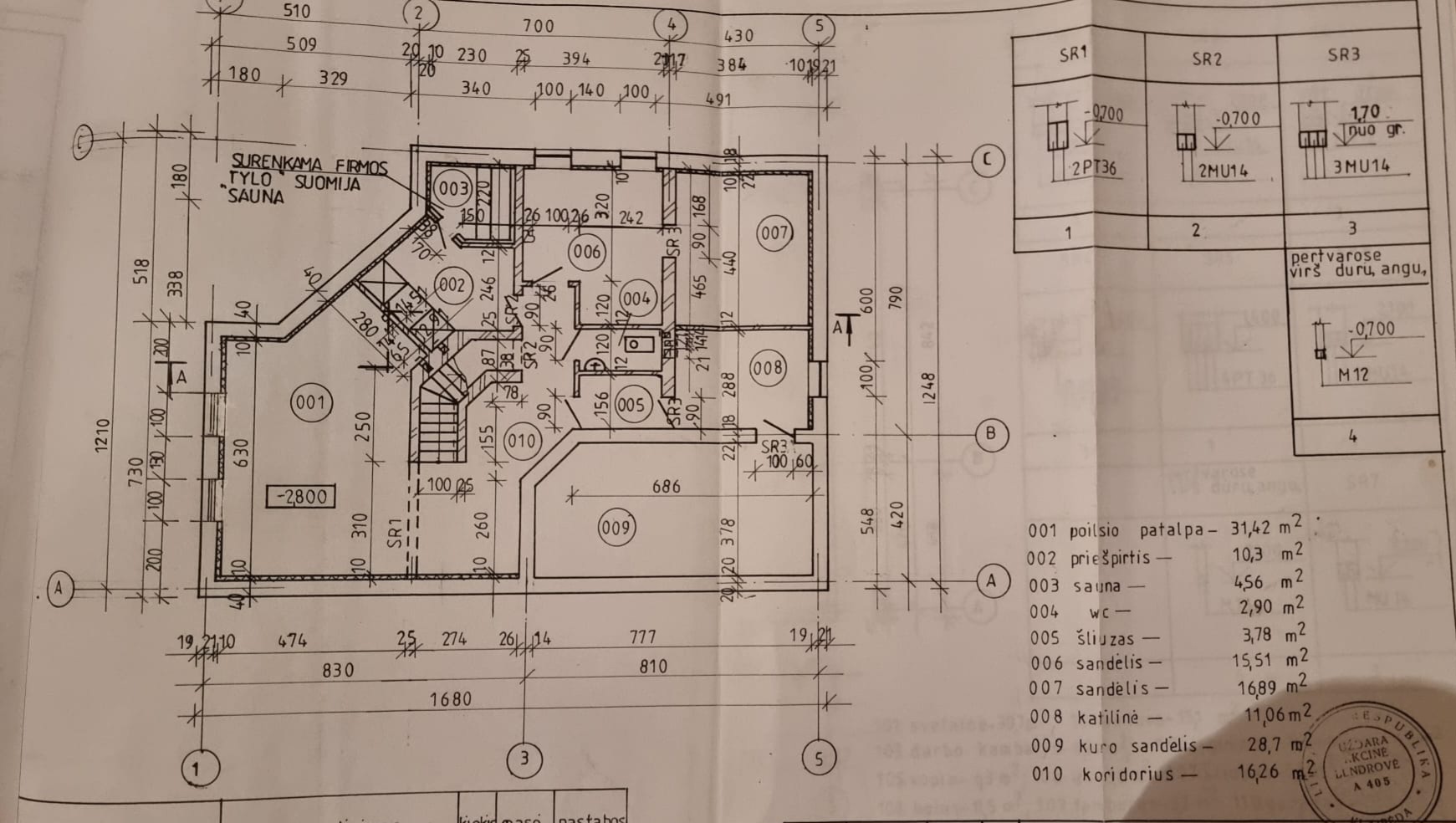 Tauralaukyje parduodamas nebaigtas statyti namas