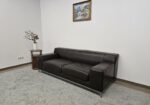 Natūralios odos sofa