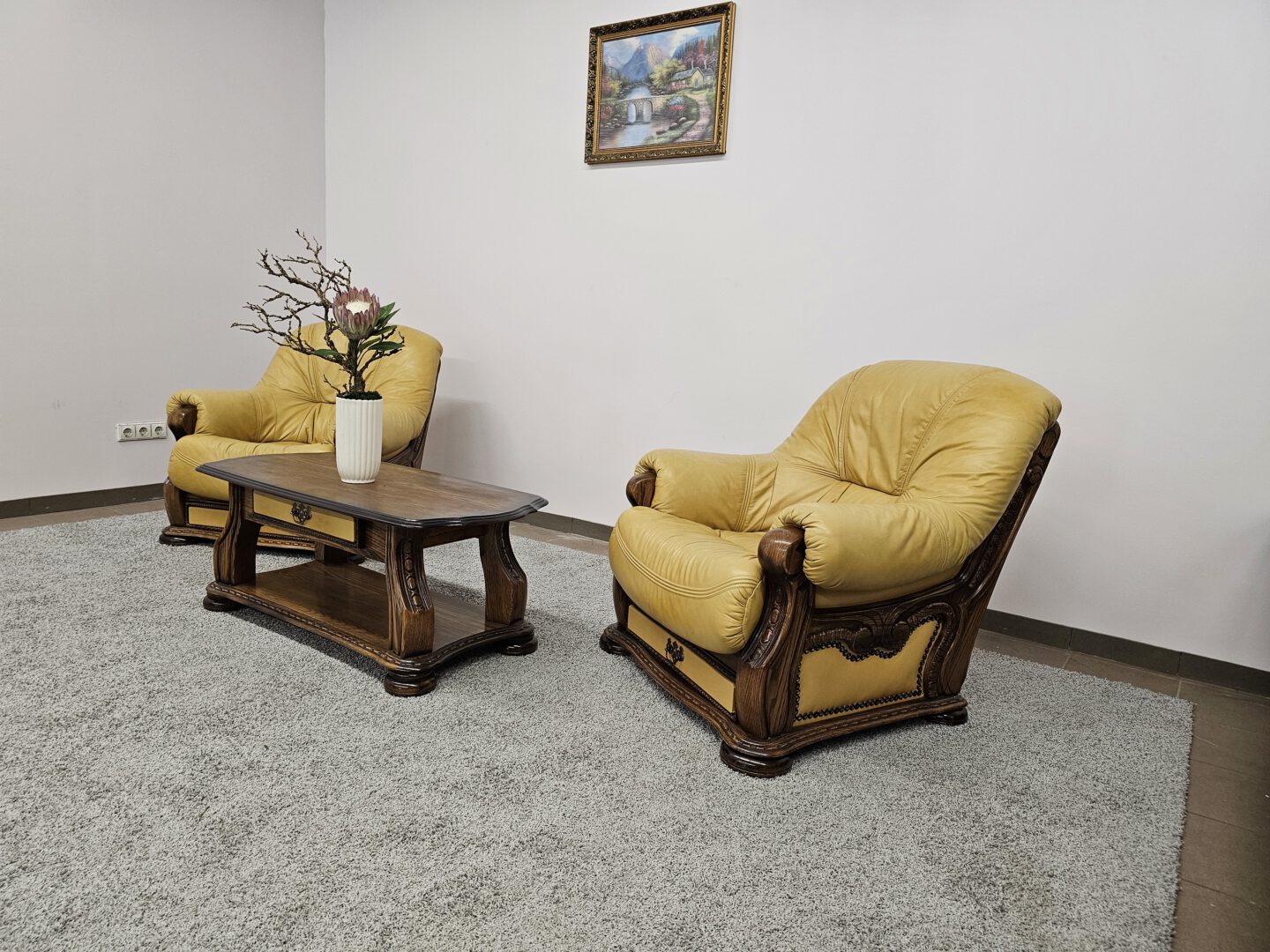 Natūralios odos komplektas