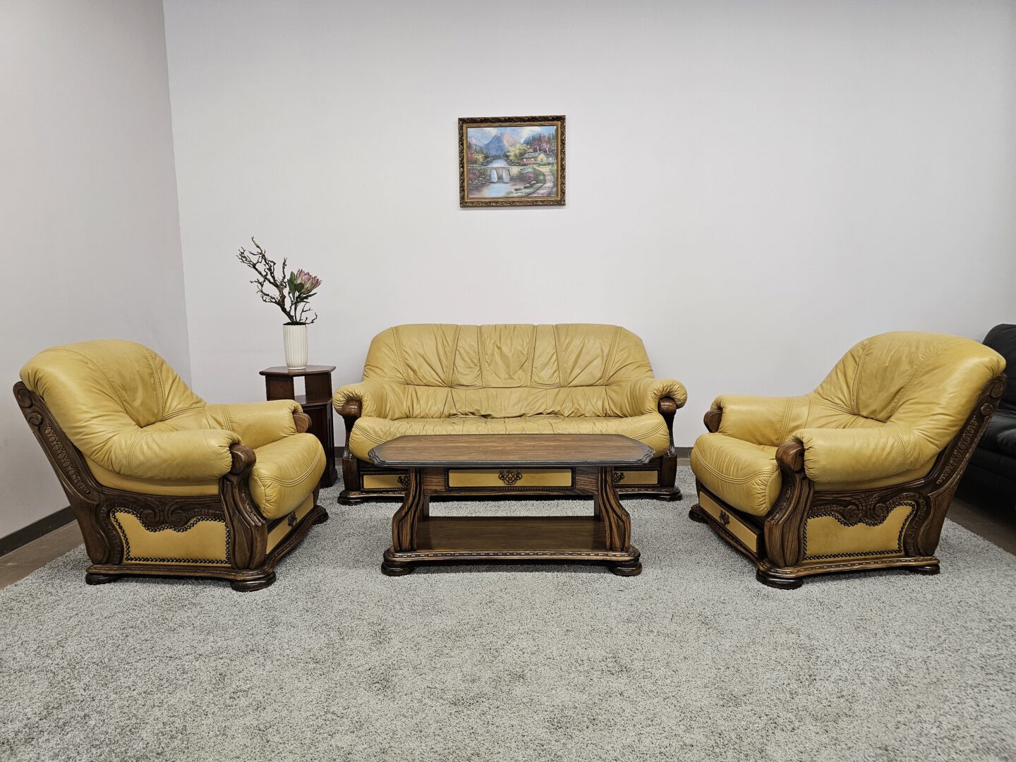 Natūralios odos komplektas