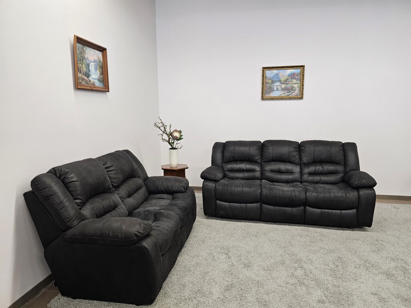 Sofų Komplektas Su Recliner Funkcija