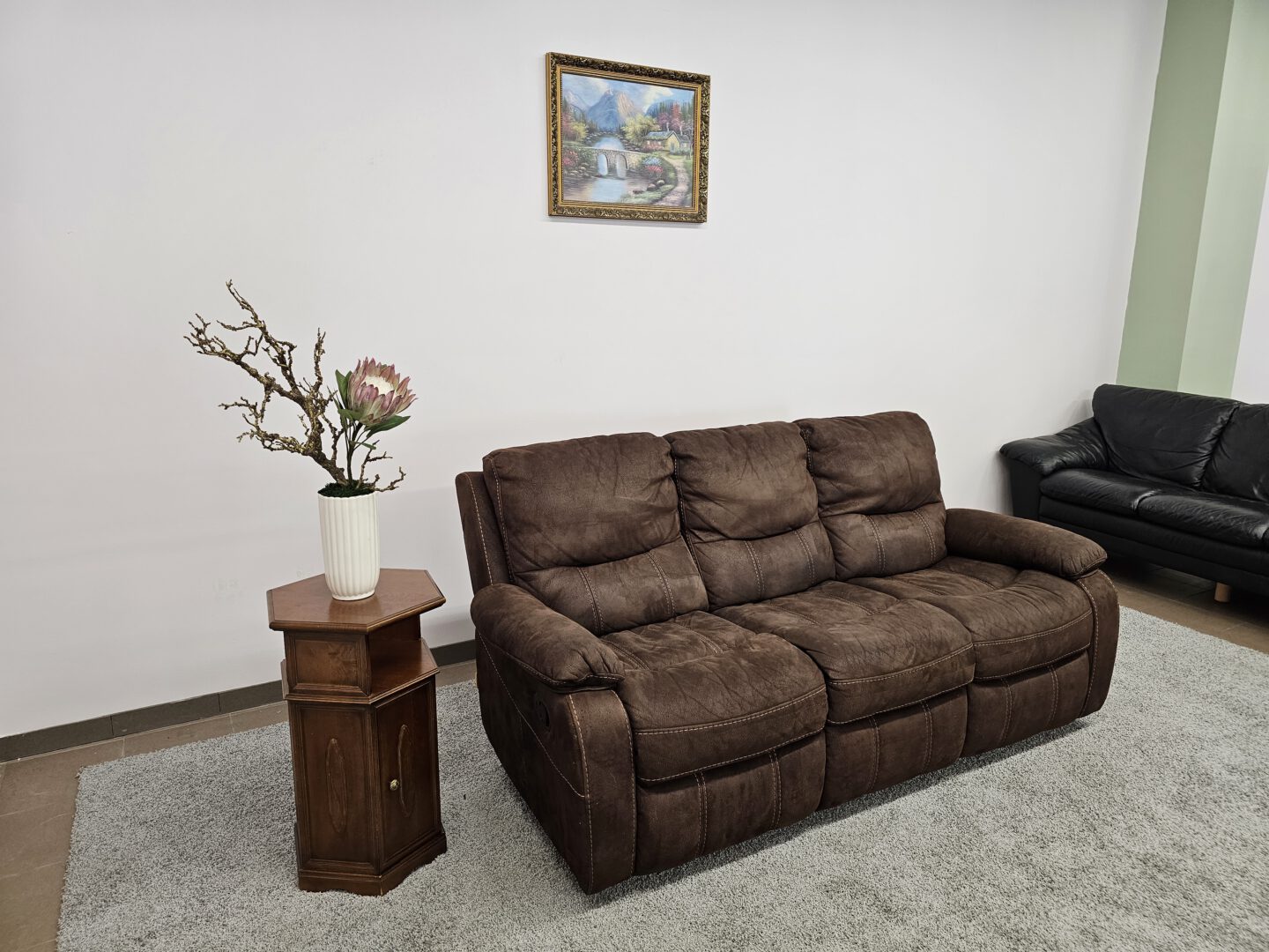 Verstos odos sofa su recliner funkcija