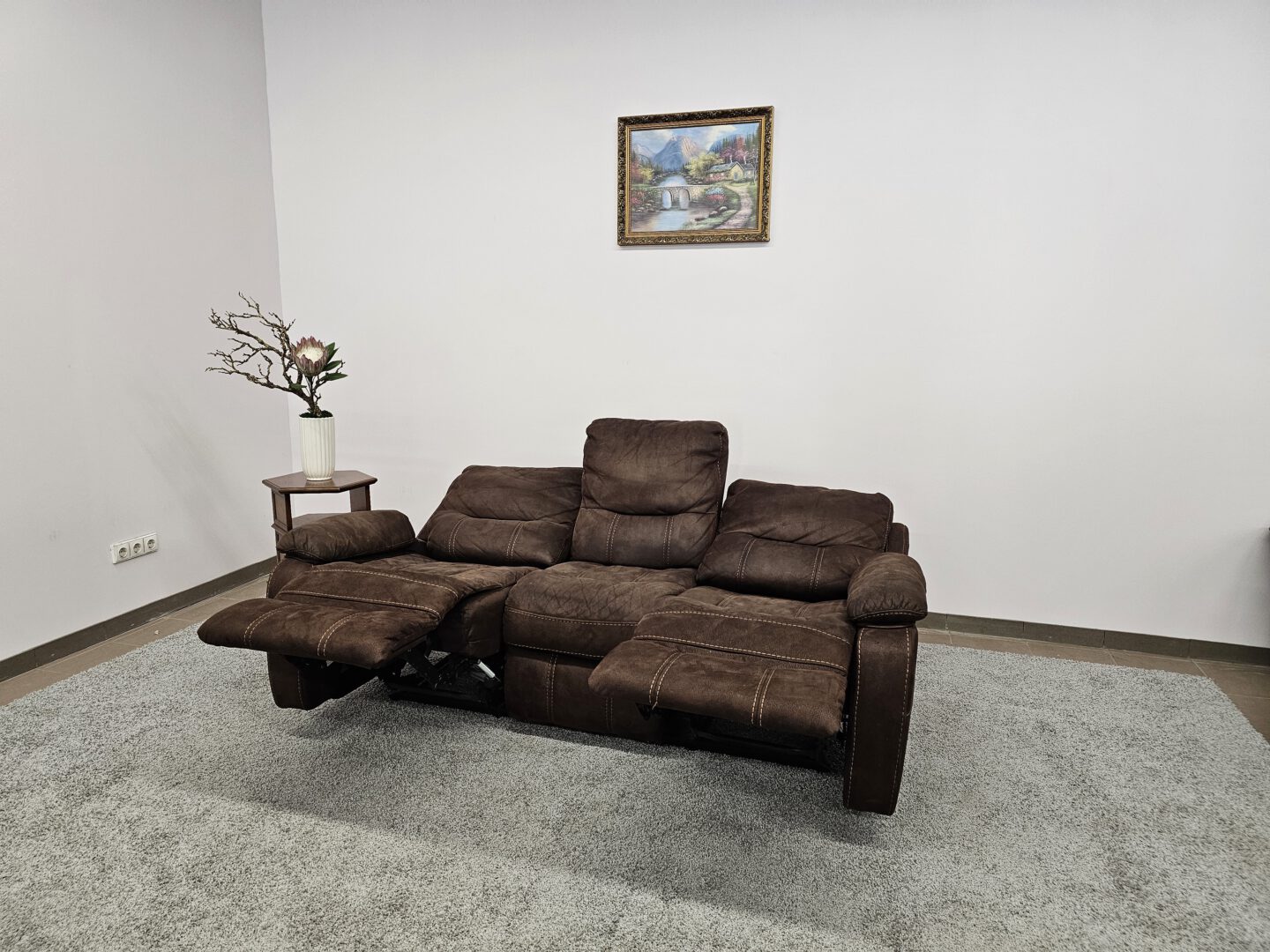 Verstos odos sofa su recliner funkcija