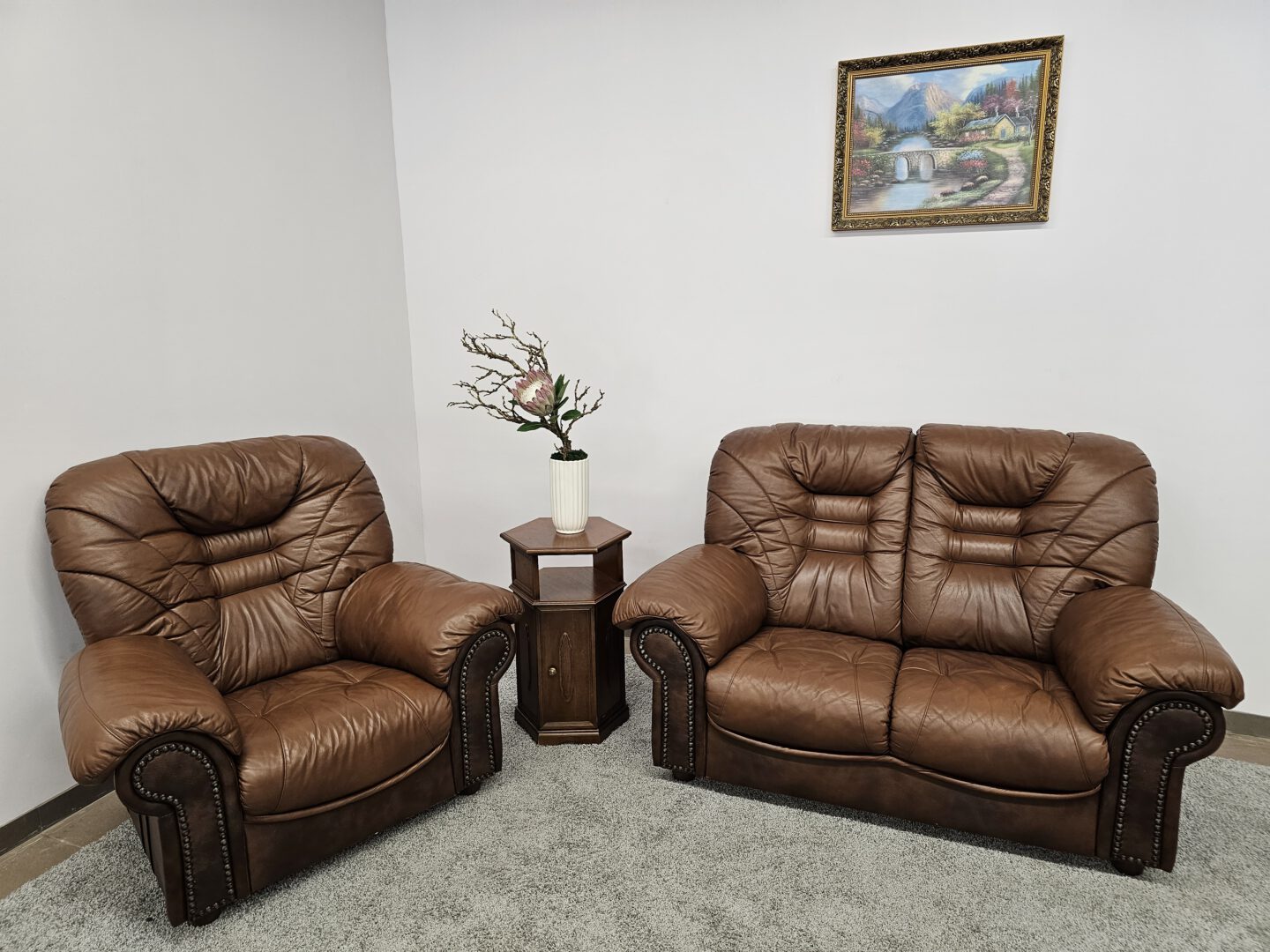 Natūralios odos komplektas