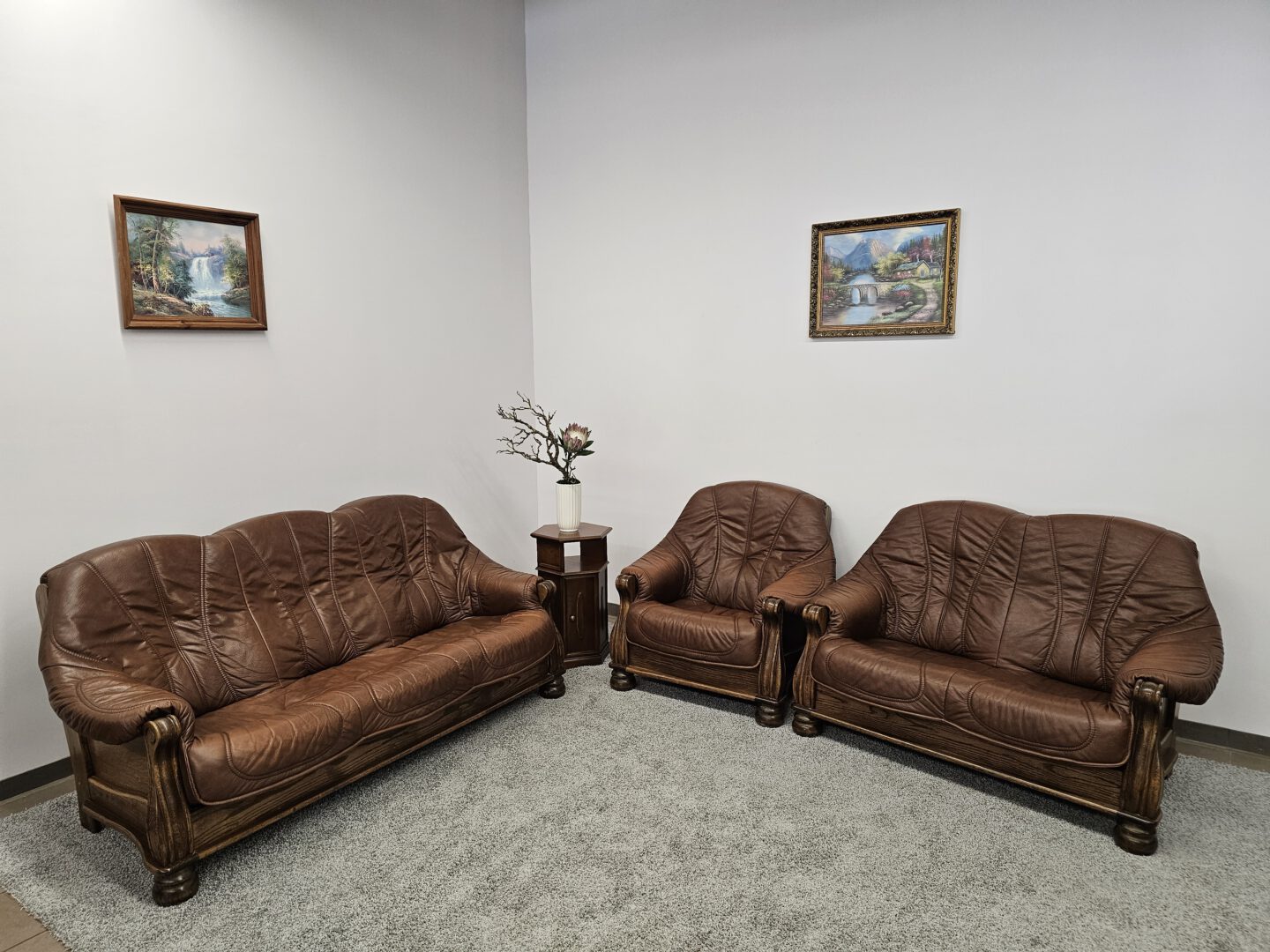 Natūralios odos komplektas