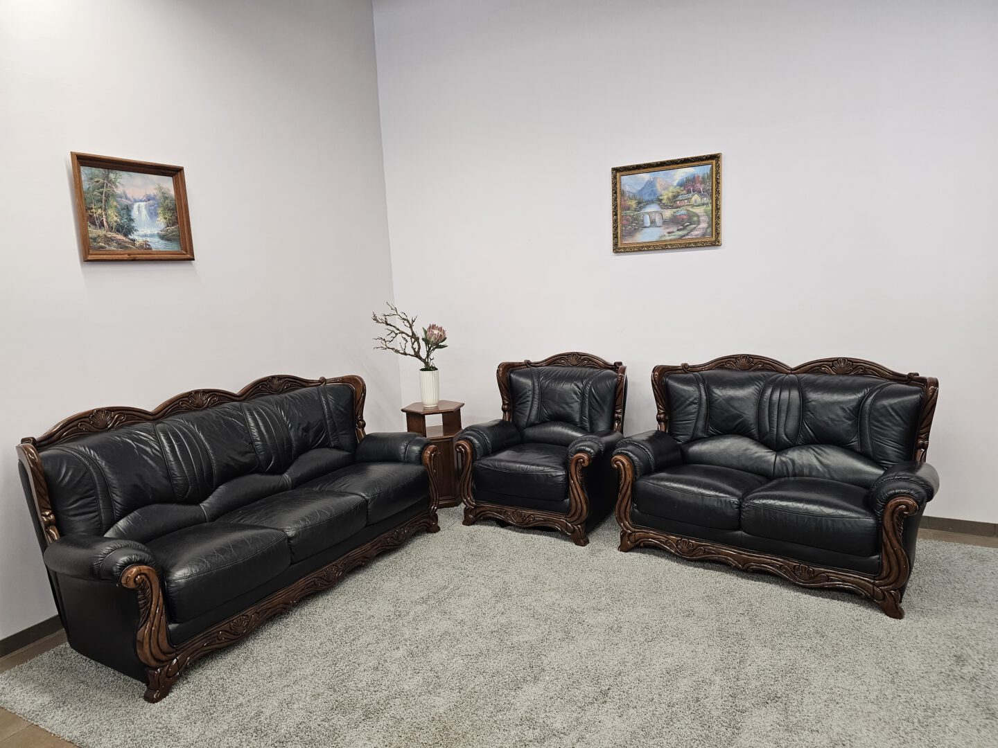 Natūralios odos komplektas