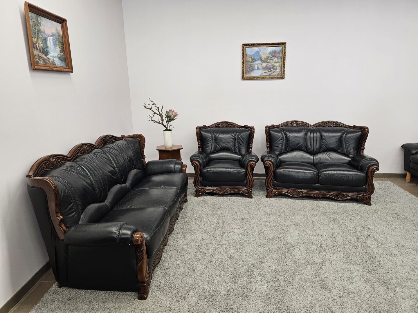 Natūralios odos komplektas