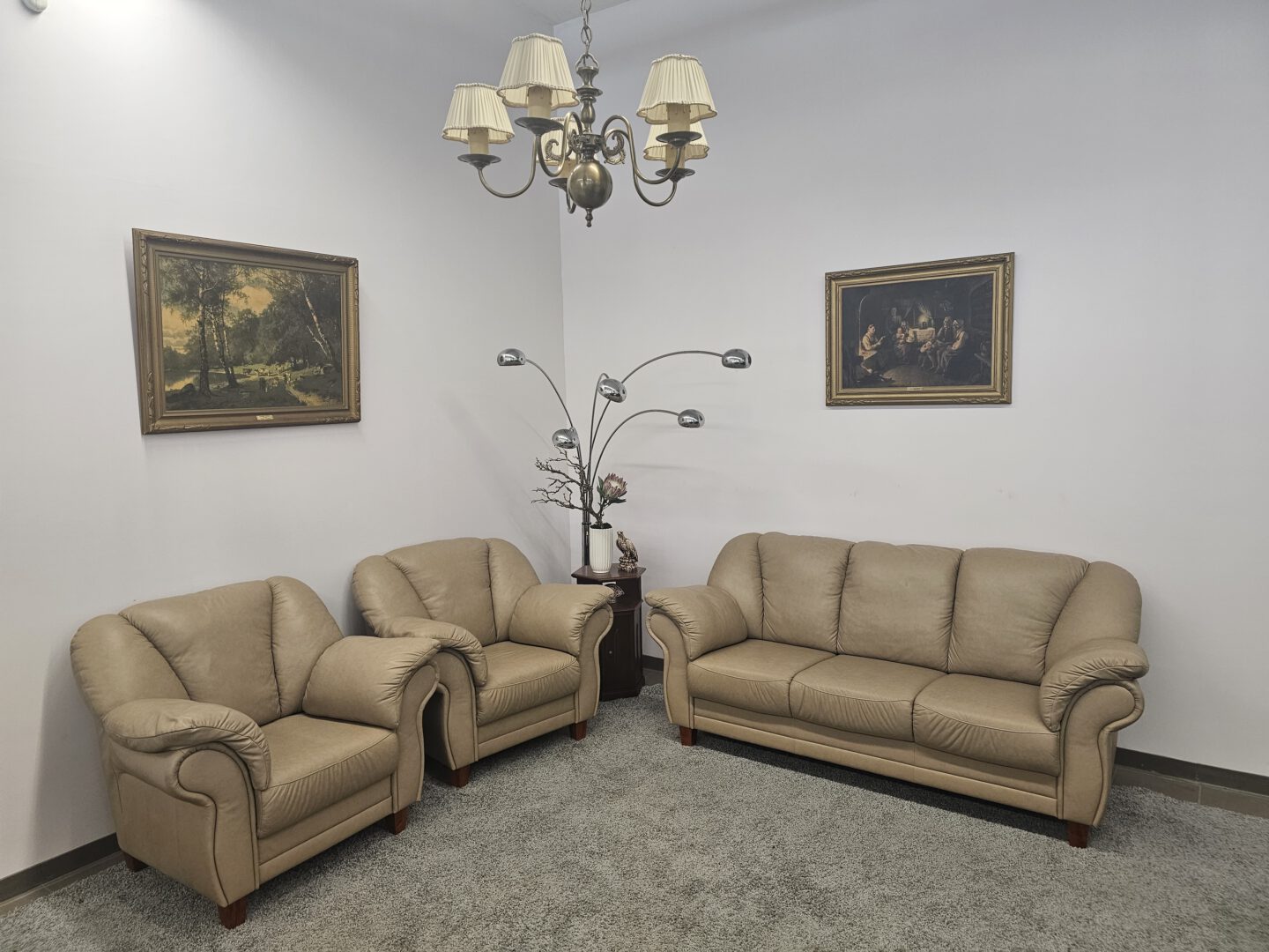 Natūralios odos komplektas