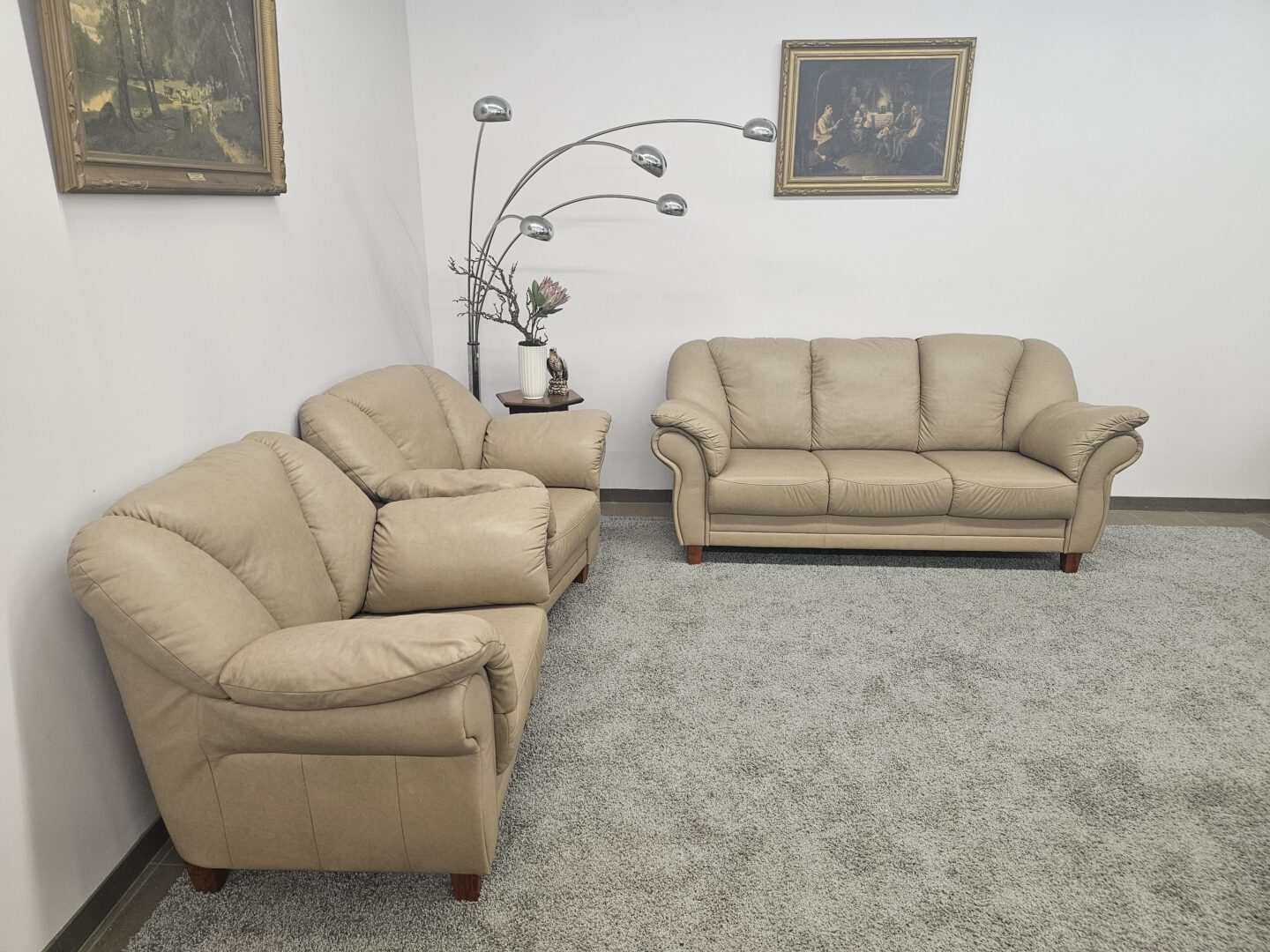 Natūralios odos komplektas