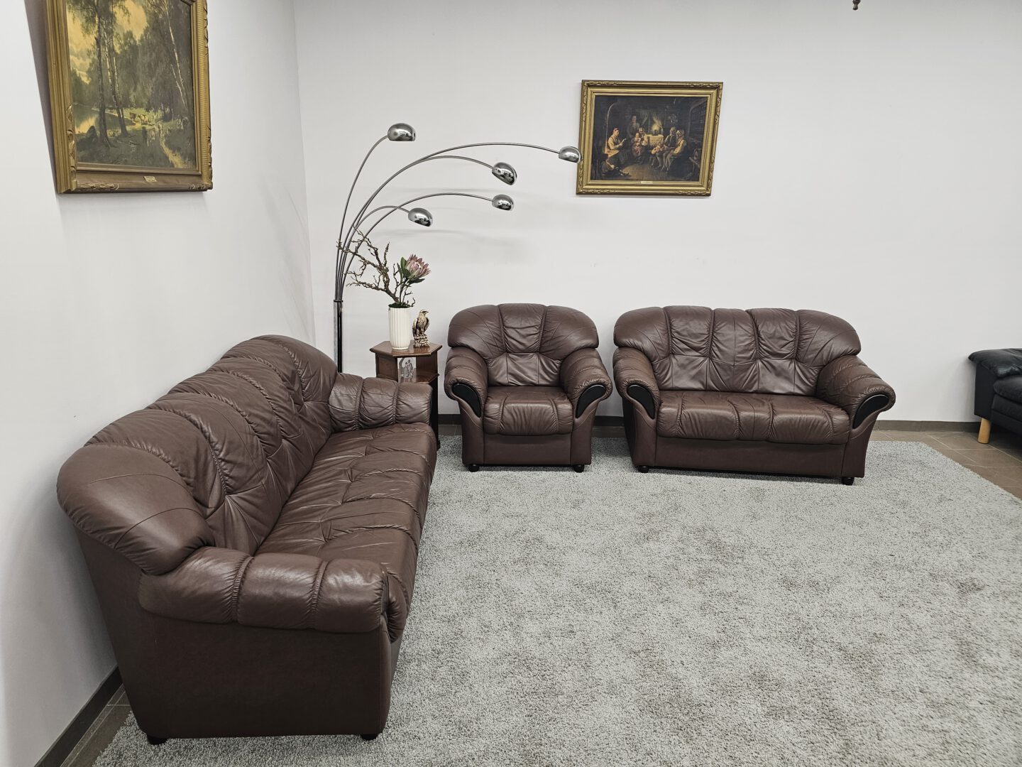 Natūralios odos komplektas