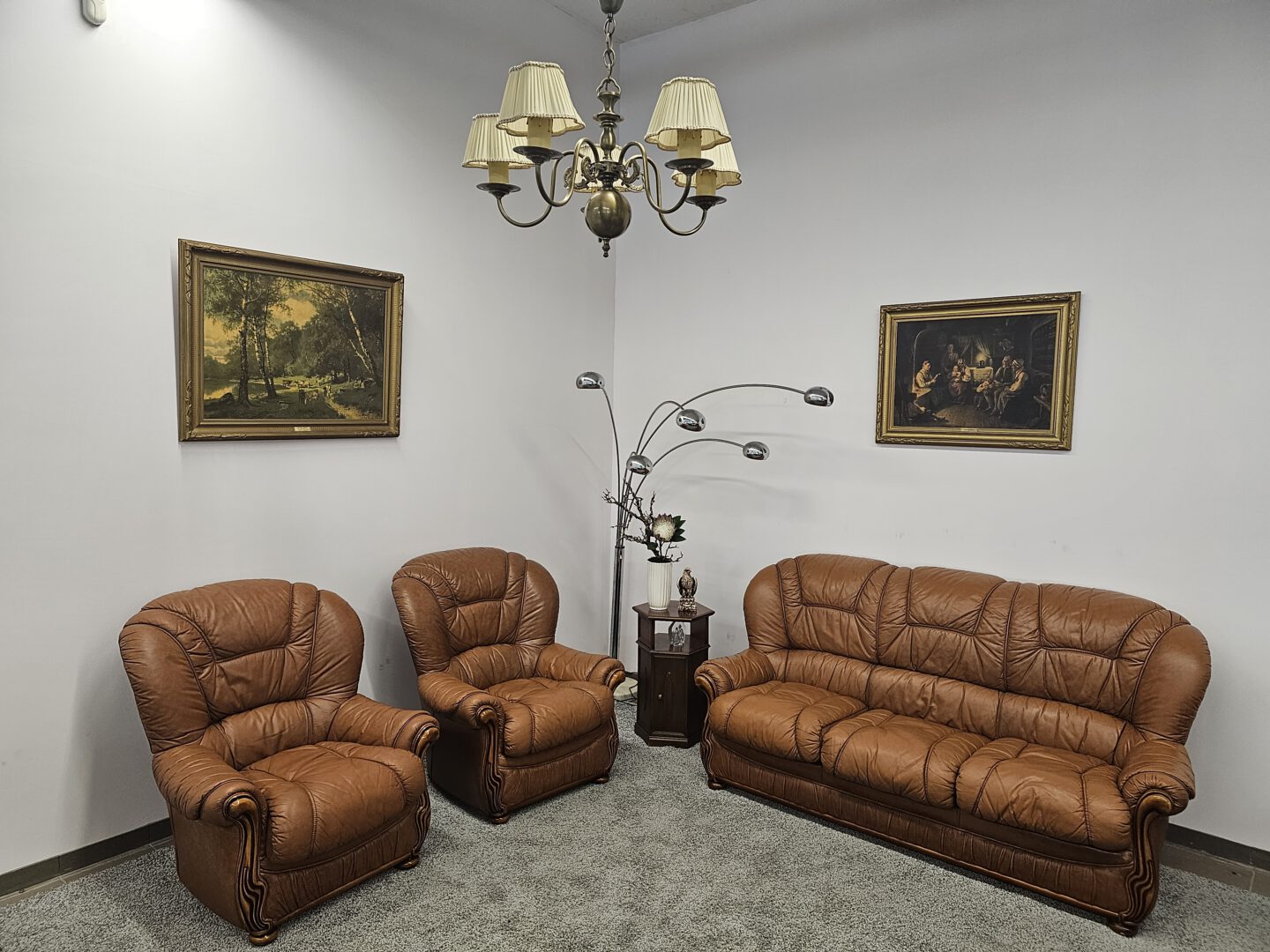 Natūralios odos komplektas