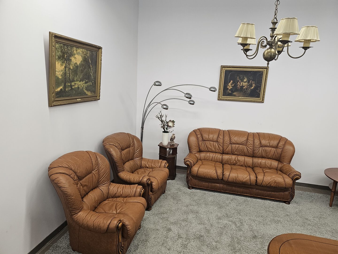 Natūralios odos komplektas