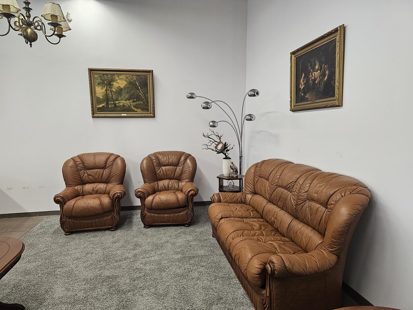 Natūralios odos komplektas