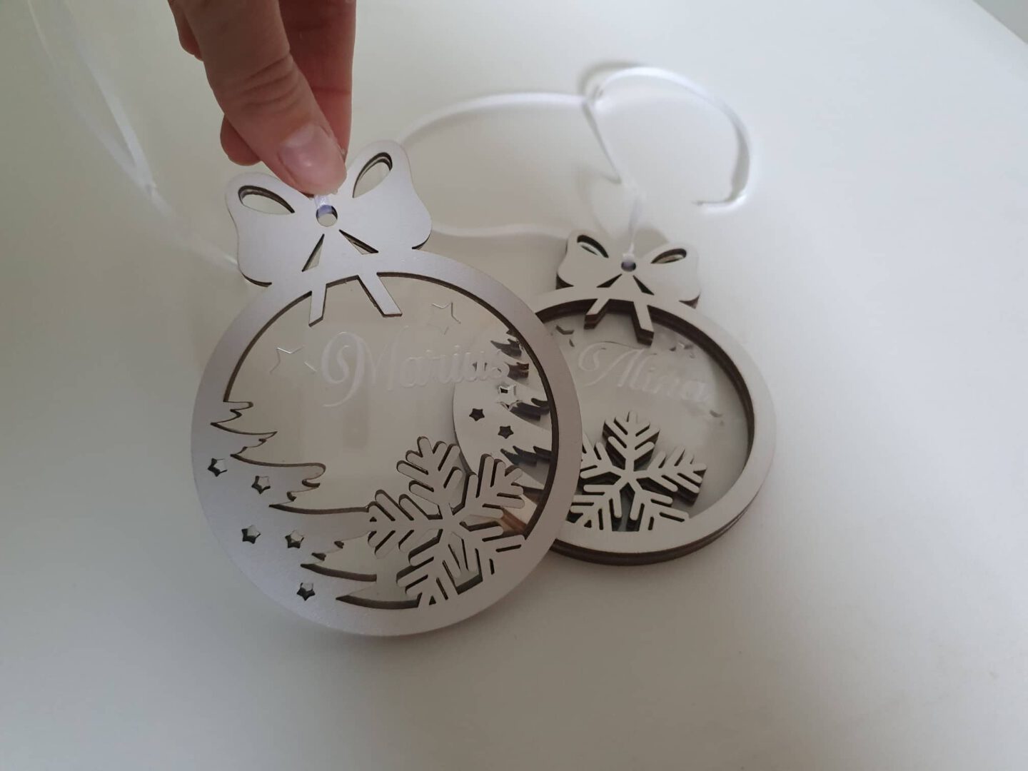 Mediniai kalėdiniai žaisliukai