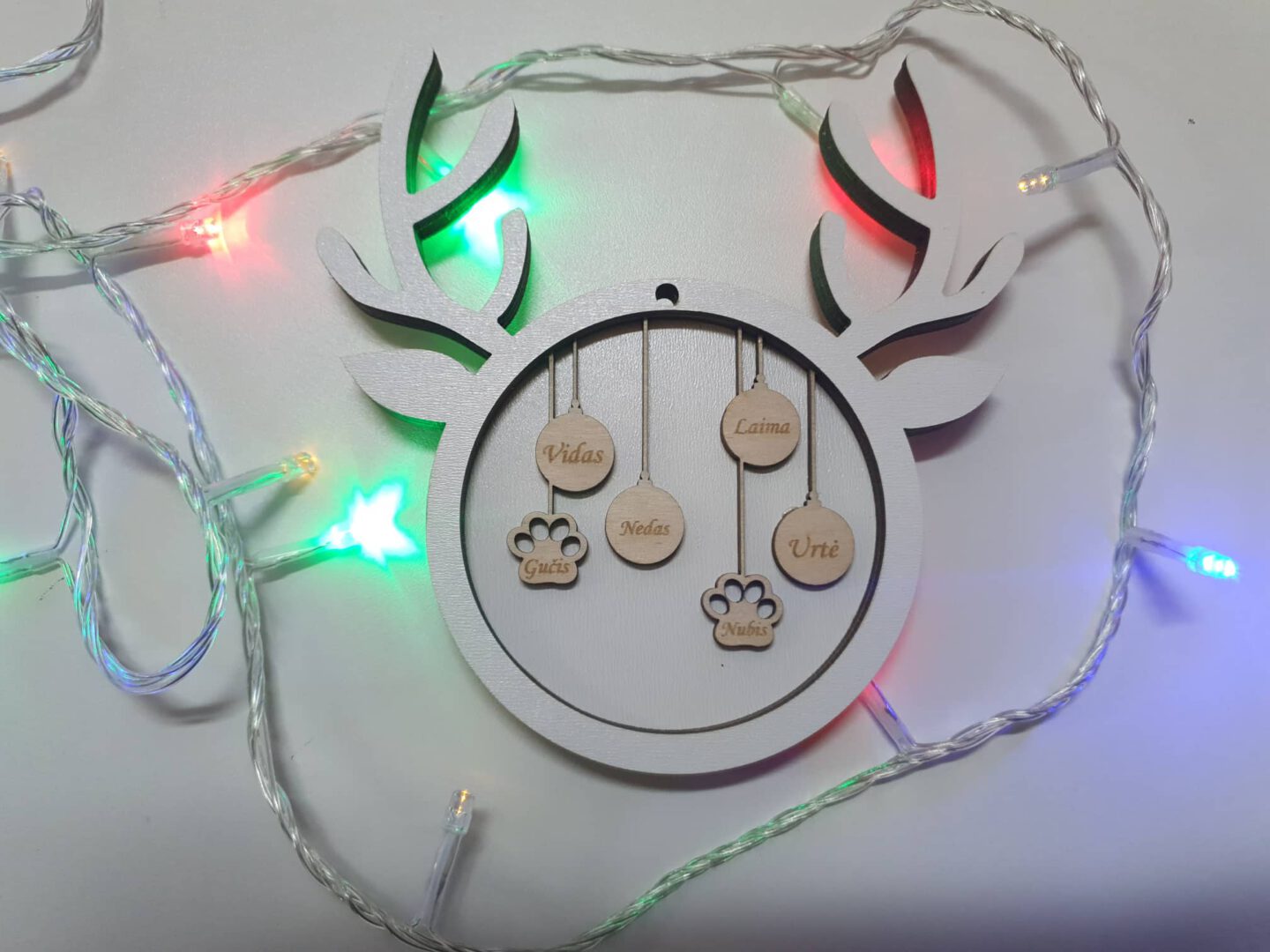 Mediniai kalėdiniai žaisliukai