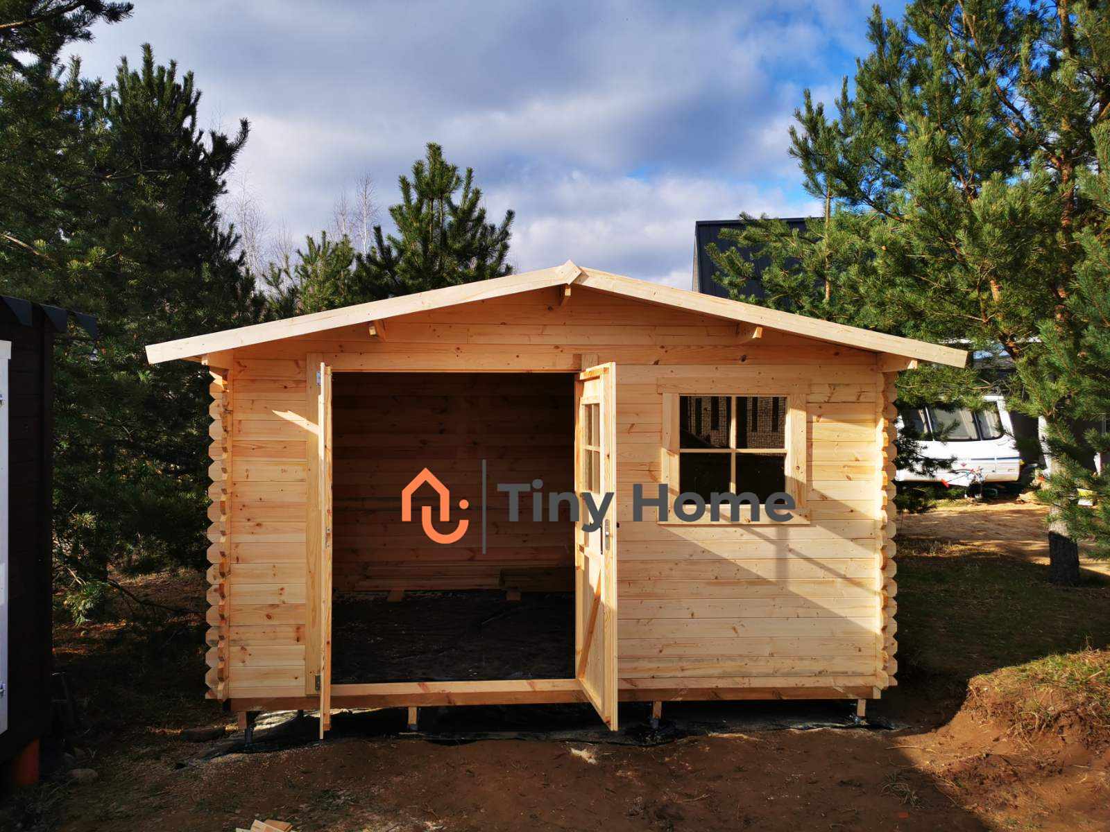 Medinis sandėliukas 1280 eur. 3×4 m. Akcija