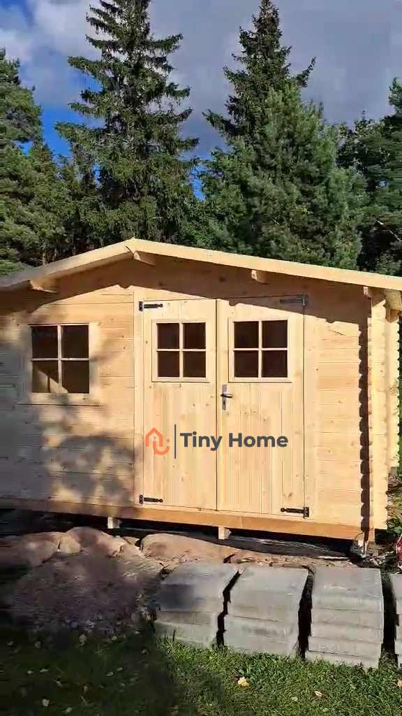 Medinis sandėliukas 1280 eur. 3×4 m. Akcija