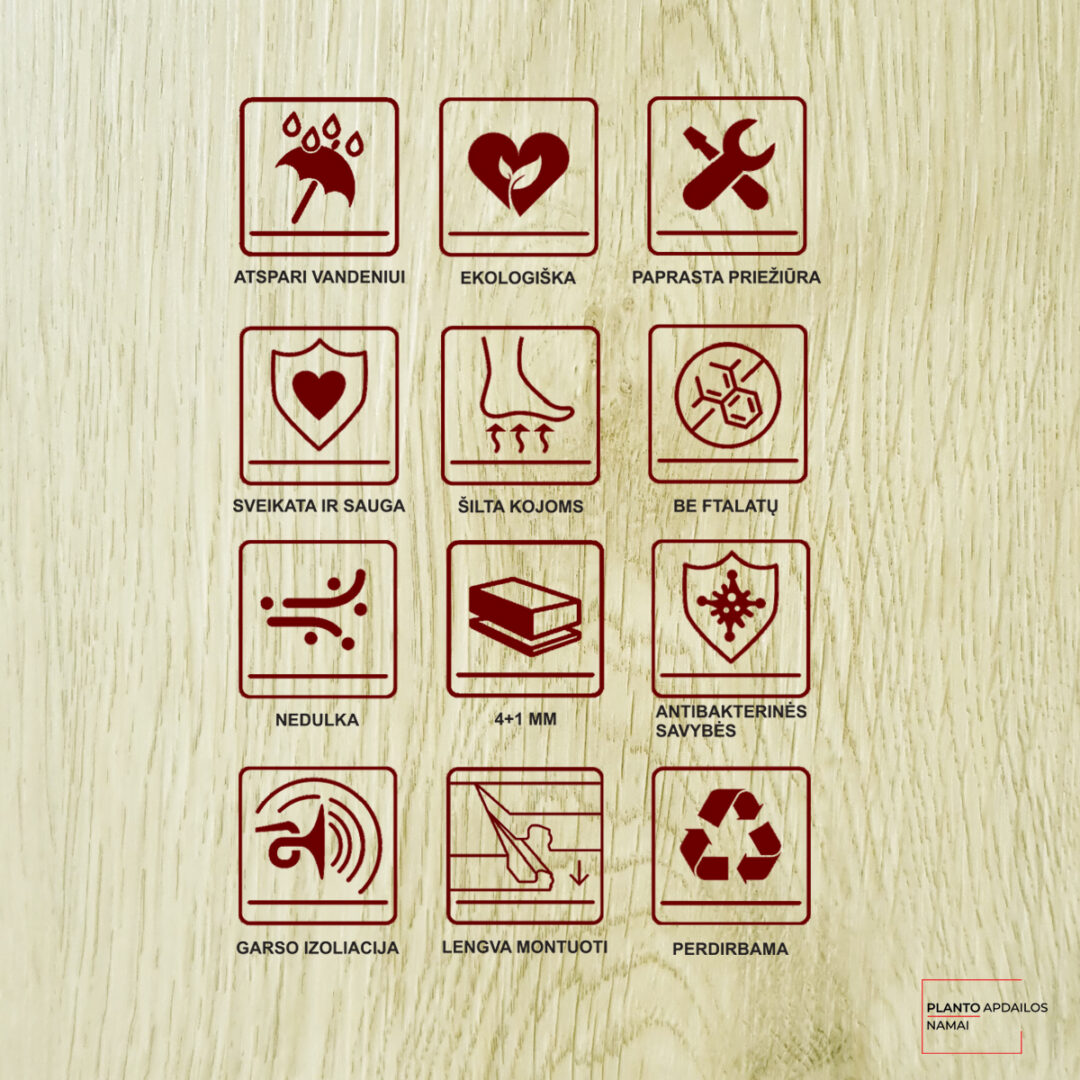 Vinilo grindų danga