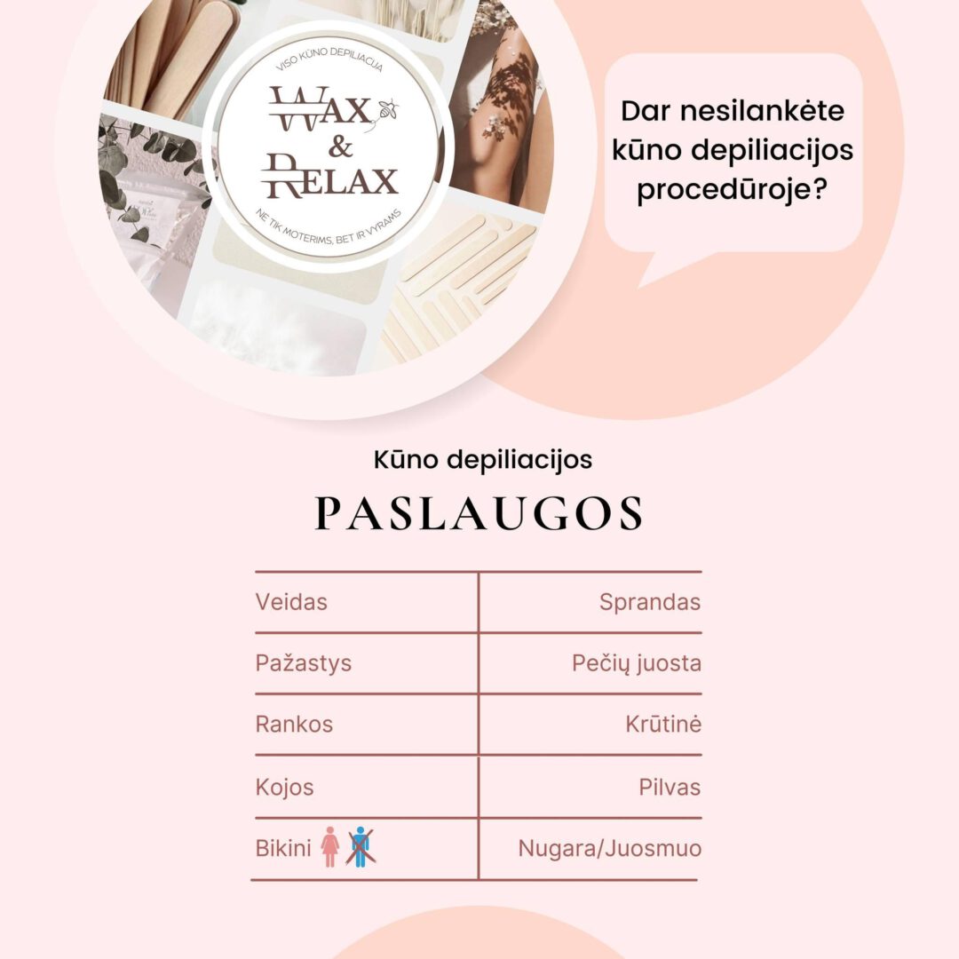 Kūno depiliacijos paslaugos ne tik moterims, bet ir vyrams