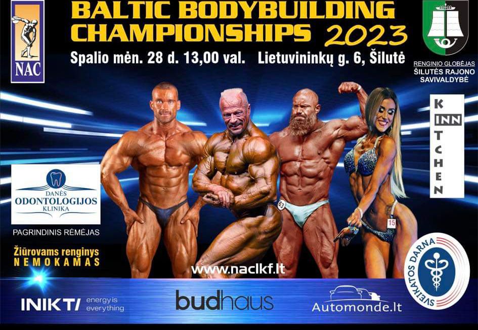NAC Baltijos kultūrizmo čempionatas 2023 | Šilutė