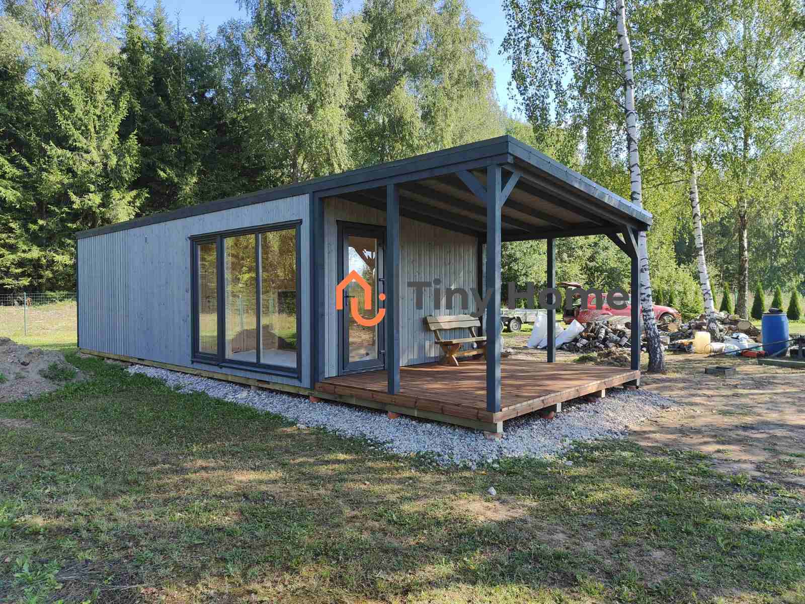 Unikalus pasiūlymas: Pilnavertė Pirtis, Sandėliukas ir Terasa viename statinyje – Tik 16,900 EUR!