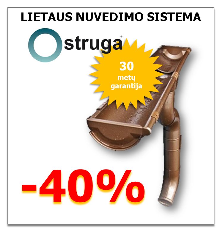 Statybinės apdailos medžiagos nuo pamatų iki stogo